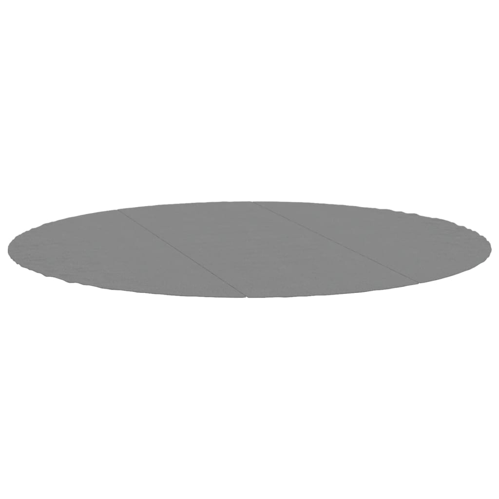 Podložka pod bazén světle šedá Ø396 cm polyesterová geotextilie