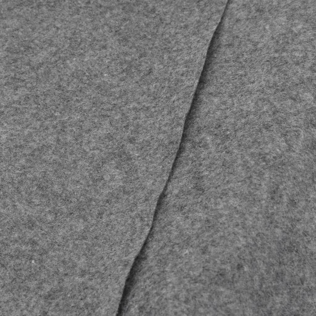 Podložka pod bazén světle šedá Ø550 cm polyesterová geotextilie