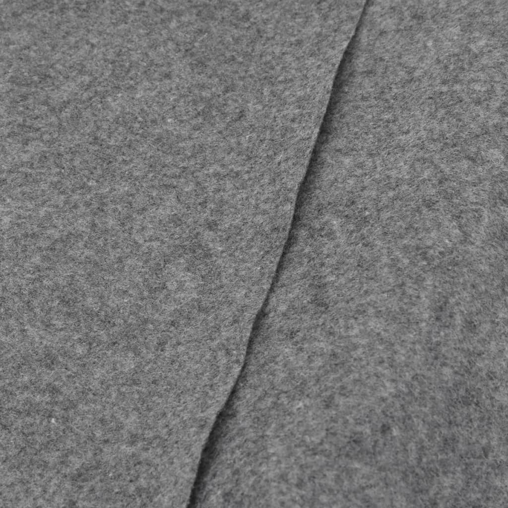 Podložka pod bazén světle šedá 550x280 cm polyester geotextilie