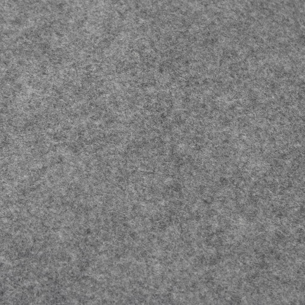 Podložka pod bazén světle šedá 550x280 cm polyester geotextilie