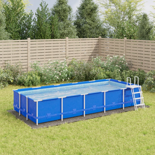 Podložka pod bazén světle šedá 550x280 cm polyester geotextilie