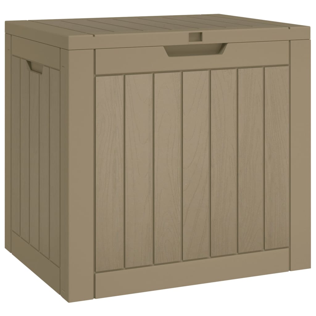 Zahradní úložný box šedý 55,5 x 43 x 53 cm polypropylen
