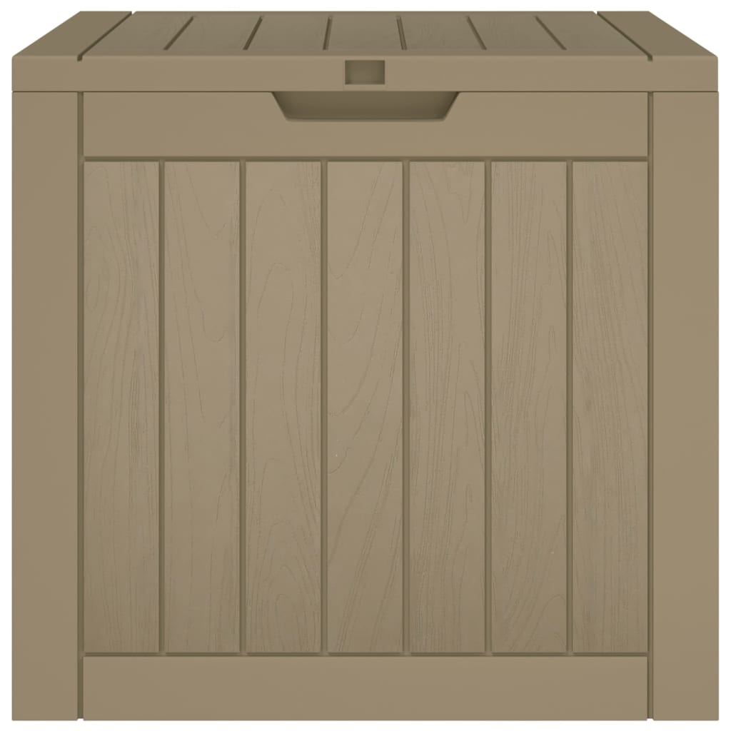 Zahradní úložný box šedý 55,5 x 43 x 53 cm polypropylen