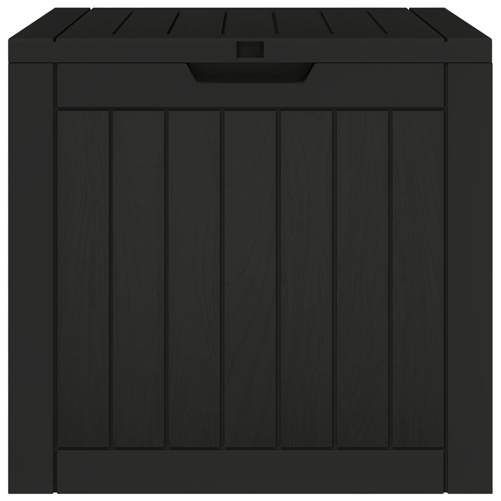 Zahradní úložný box černý 55,5 x 43 x 53 cm polypropylen