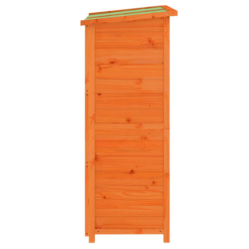 Zahradní přístřešek na nářadí hnědý 83x57x140 cm masiv borovice
