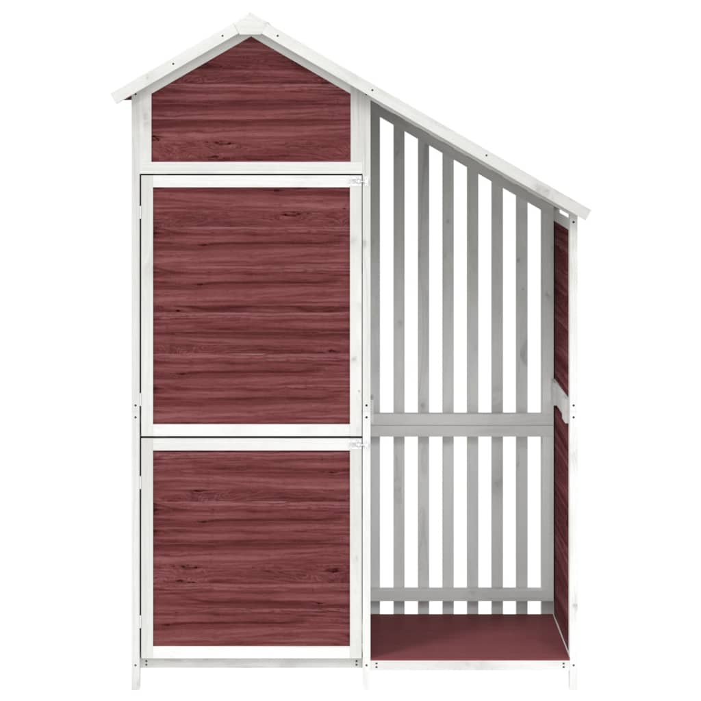 Zahradní přístřešek na nářadí moka 120 x 53,5 x 170 cm borovice