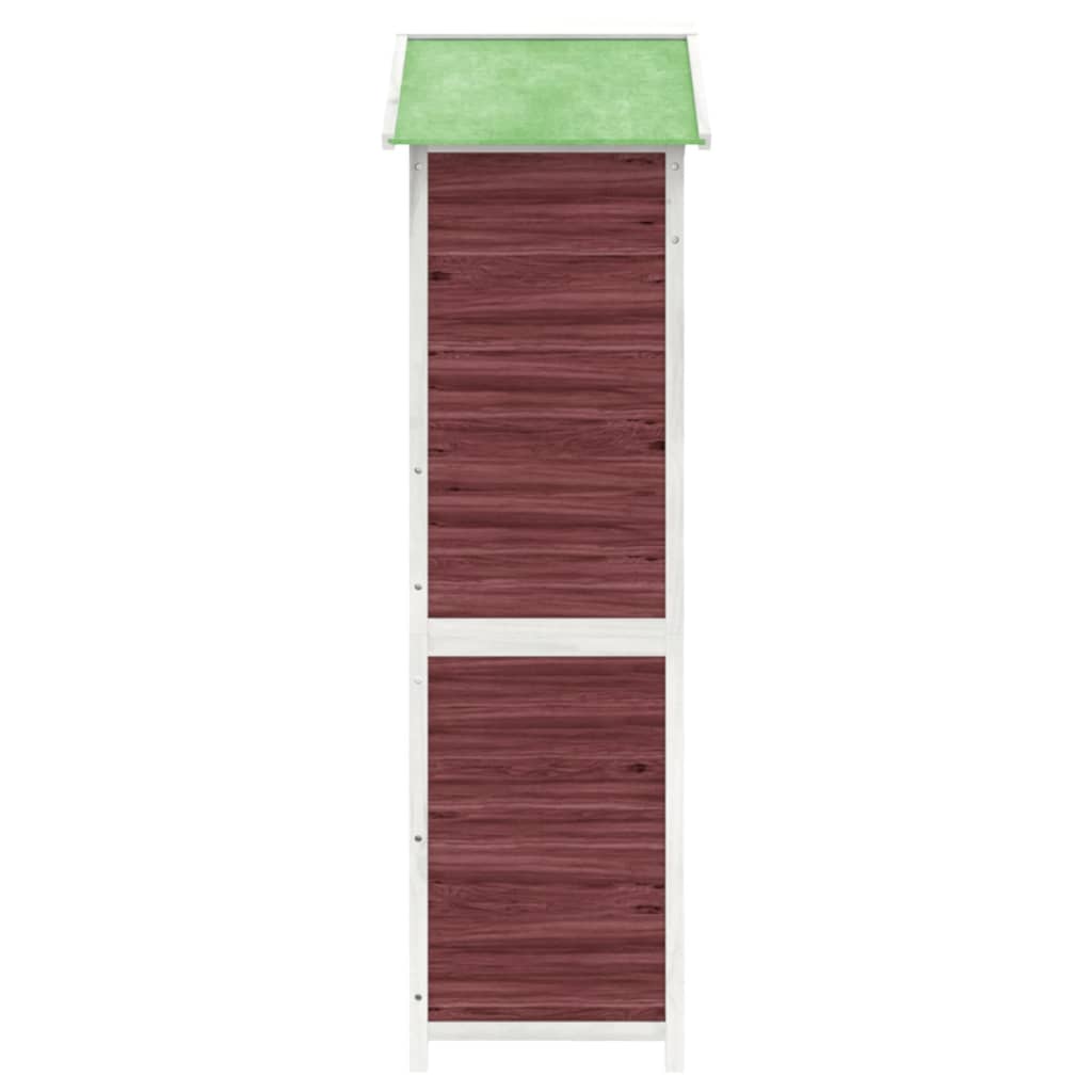 Zahradní přístřešek na nářadí moka 120 x 53,5 x 170 cm borovice