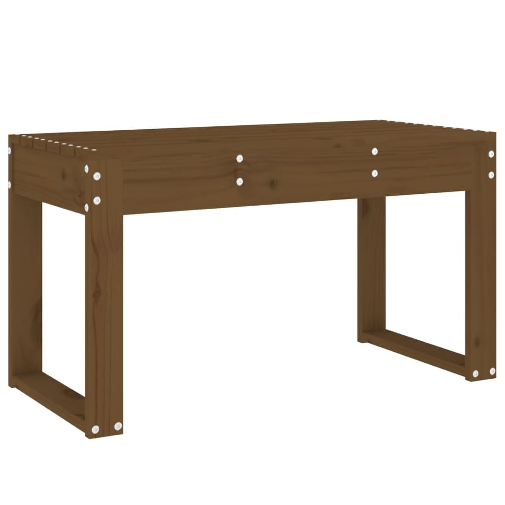 Zahradní lavice medově hnědá 80x38x45 cm masivní borové dřevo