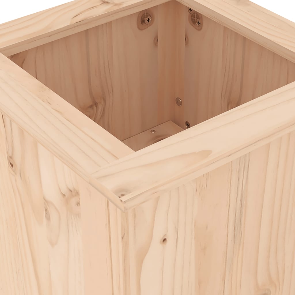 Lavice s truhlíky 184,5 x 39,5 x 56,5 cm masivní borové dřevo