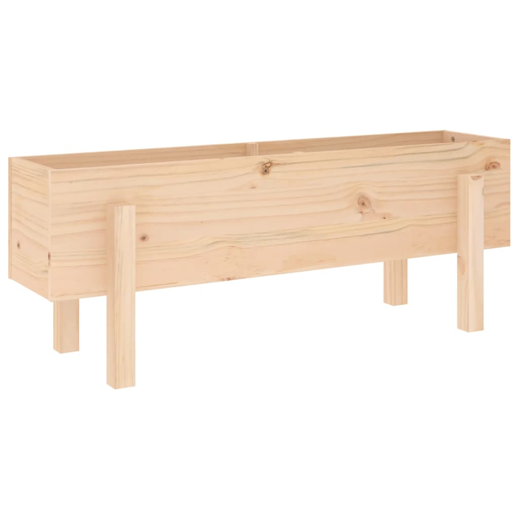 Zahradní vyvýšený záhon 101 x 30 x 38 cm masivní borové dřevo