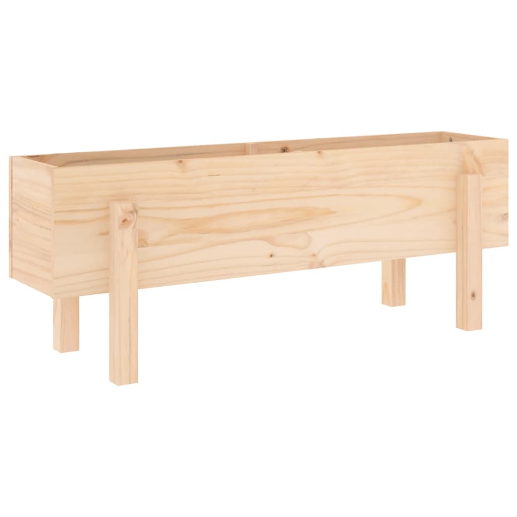 Zahradní vyvýšený záhon 101 x 30 x 38 cm masivní borové dřevo