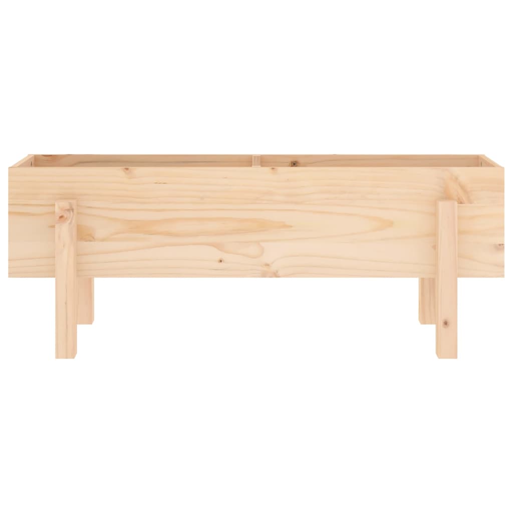 Zahradní vyvýšený záhon 101 x 30 x 38 cm masivní borové dřevo