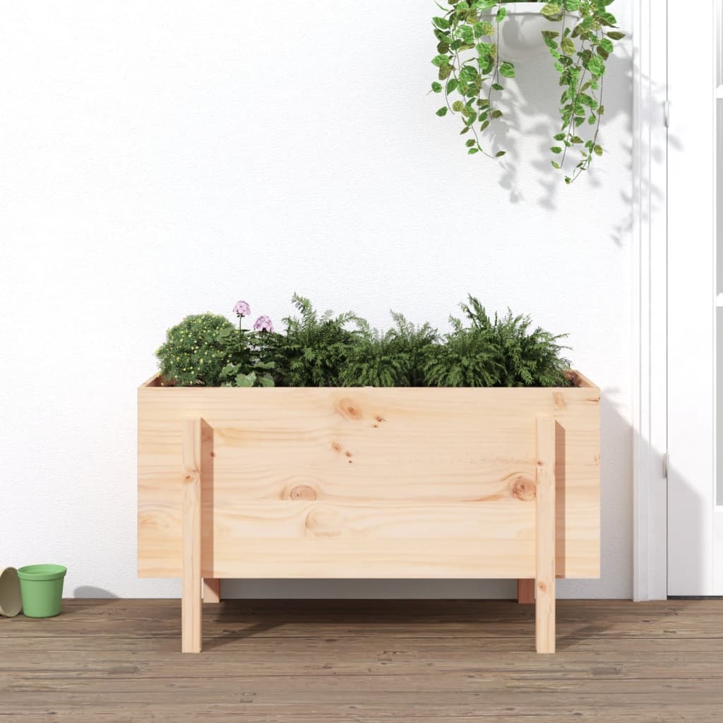 Zahradní vyvýšený záhon 101 x 50 x 57 cm masivní borové dřevo