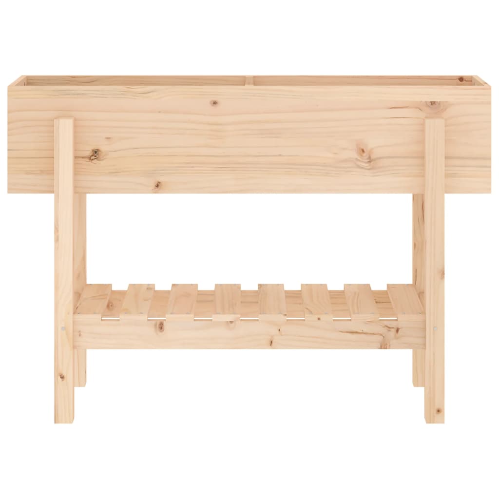 Zahradní vyvýšený záhon 101 x 30 x 69 cm masivní borové dřevo
