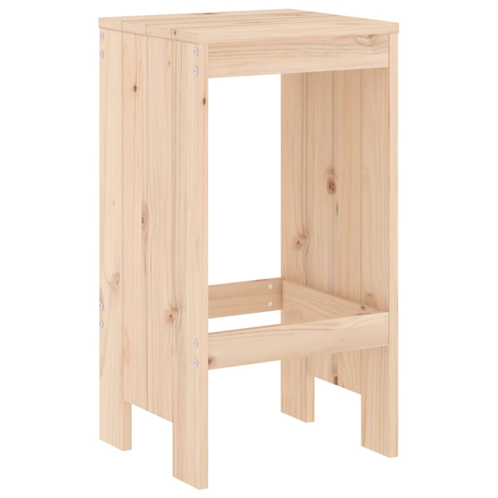 Barové stoličky 2 ks 40 x 36 x 75 cm masivní borové dřevo
