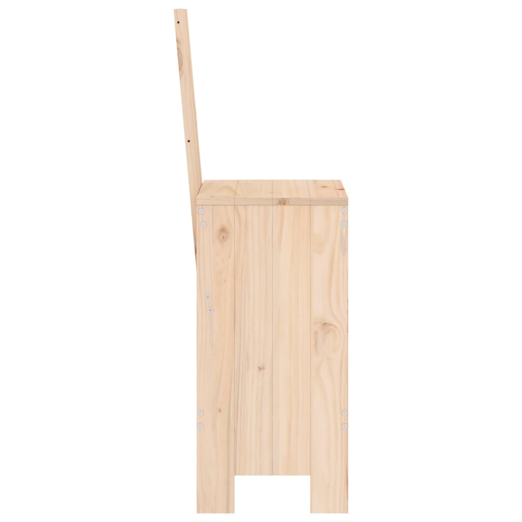 Barové stoličky 2 ks 40 x 42 x 120 cm masivní borové dřevo