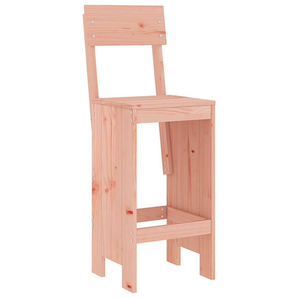 Barové stoličky 2 ks 40x48,5x115,5 cm masivní dřevo douglasky