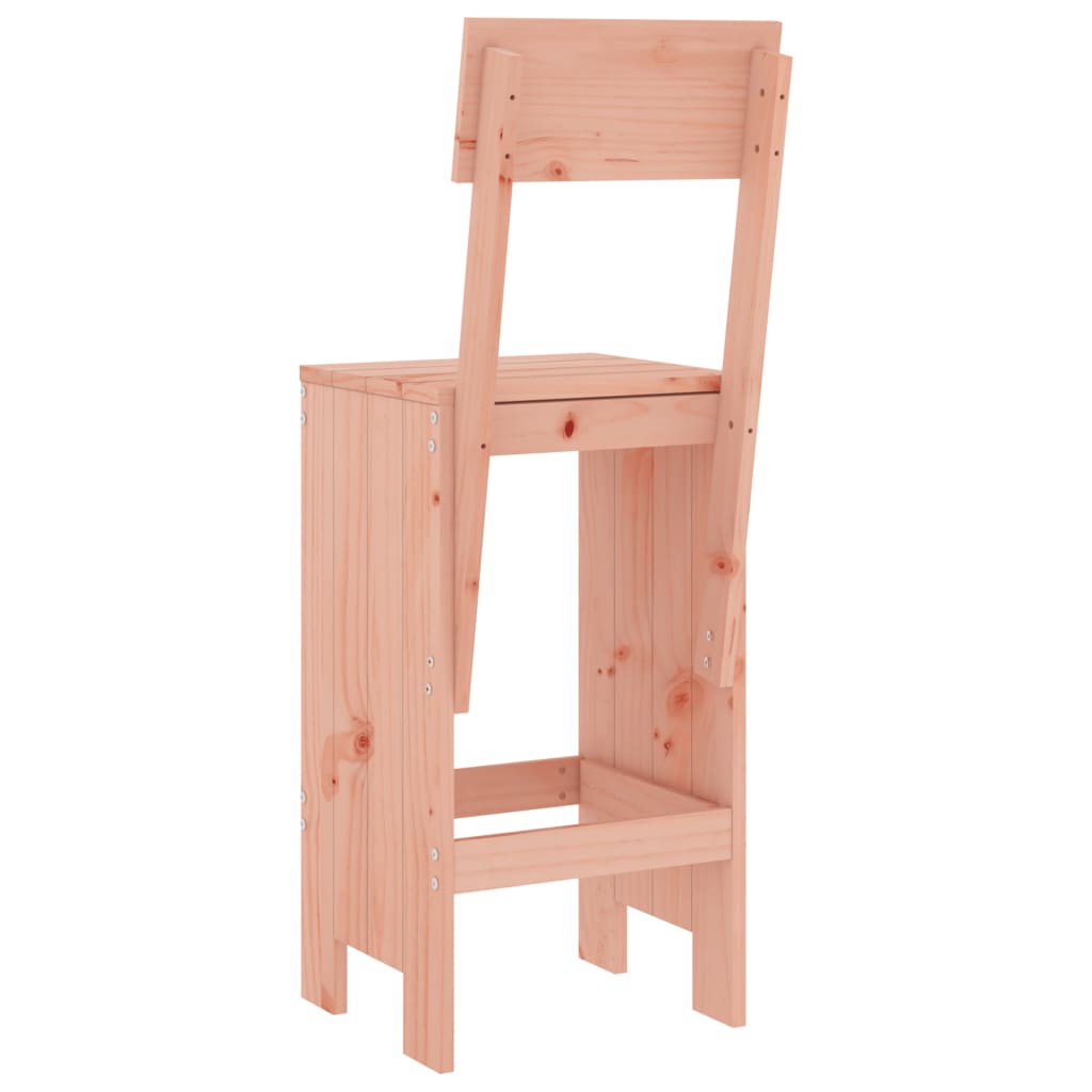 Barové stoličky 2 ks 40x48,5x115,5 cm masivní dřevo douglasky