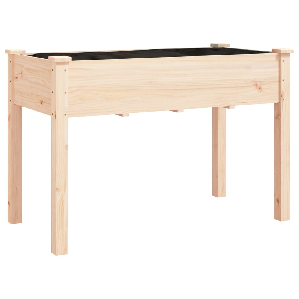 Truhlík na kolečkách s vložkou 118 x 59 x 80 cm masivní jedle