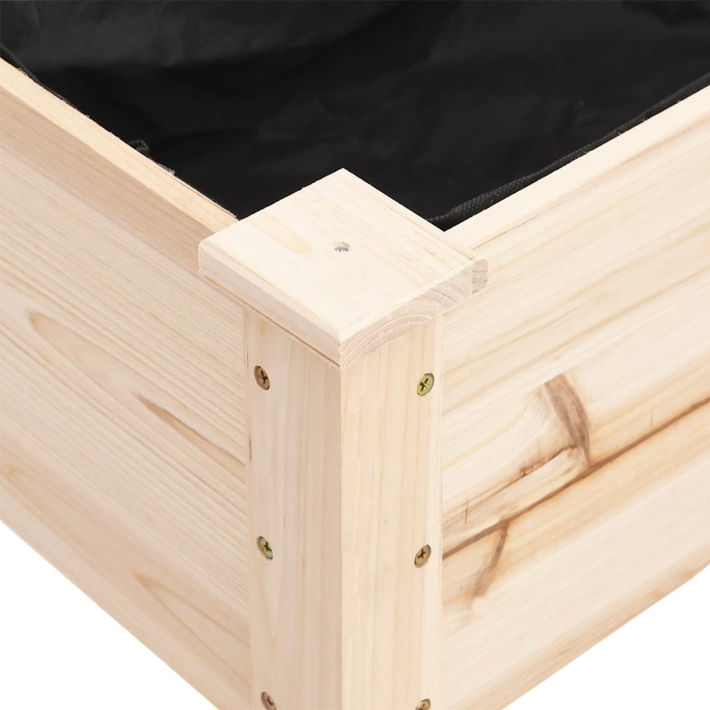 Truhlík na kolečkách s vložkou 118 x 59 x 80 cm masivní jedle