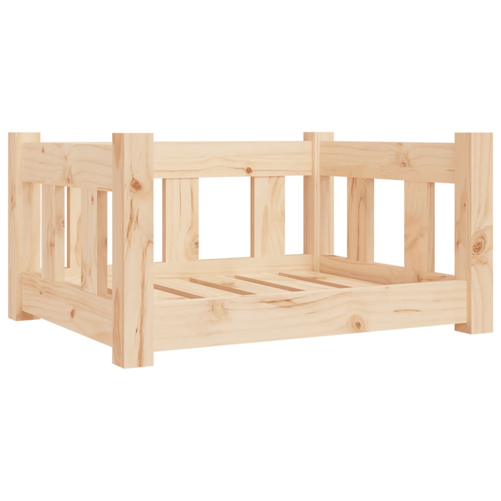 Pelíšek pro psy 55,5 x 45,5 x 28 cm masivní borovice