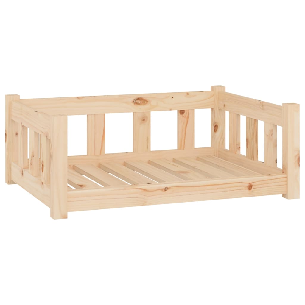 Pelíšek pro psy 75,5 x 55,5 x 28 cm masivní borovice