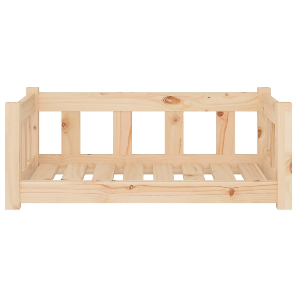 Pelíšek pro psy 75,5 x 55,5 x 28 cm masivní borovice