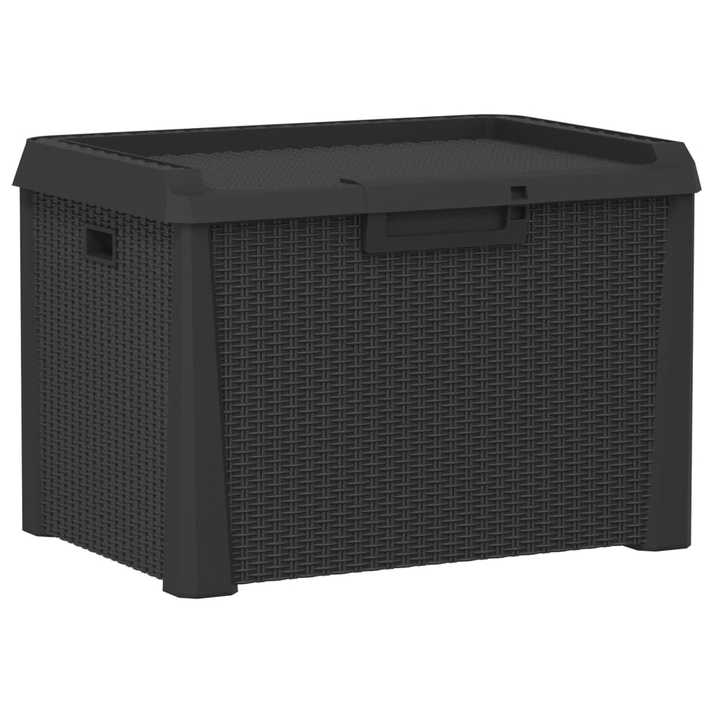 Zahradní úložný box antracitový 125 l PP