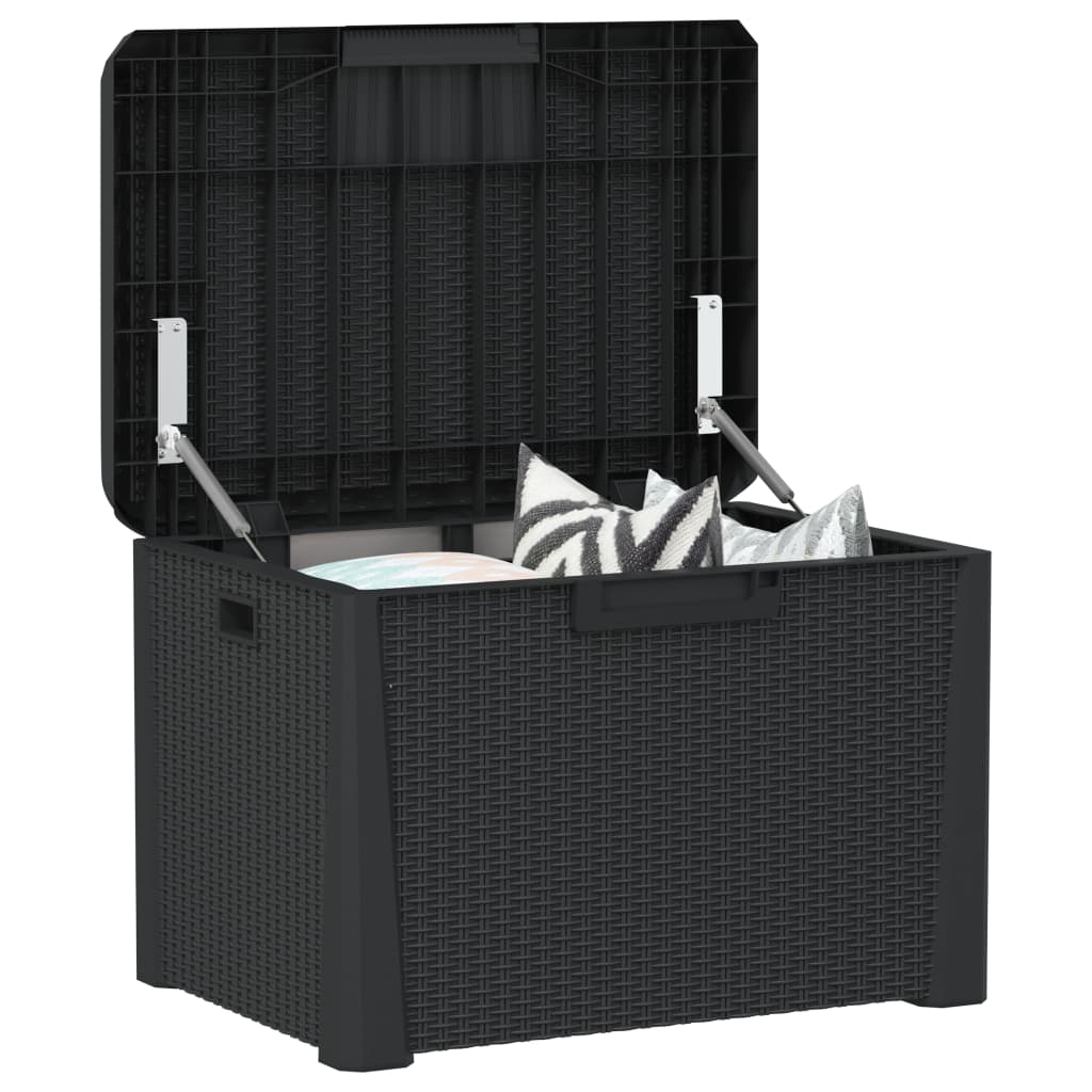 Zahradní úložný box antracitový 125 l PP
