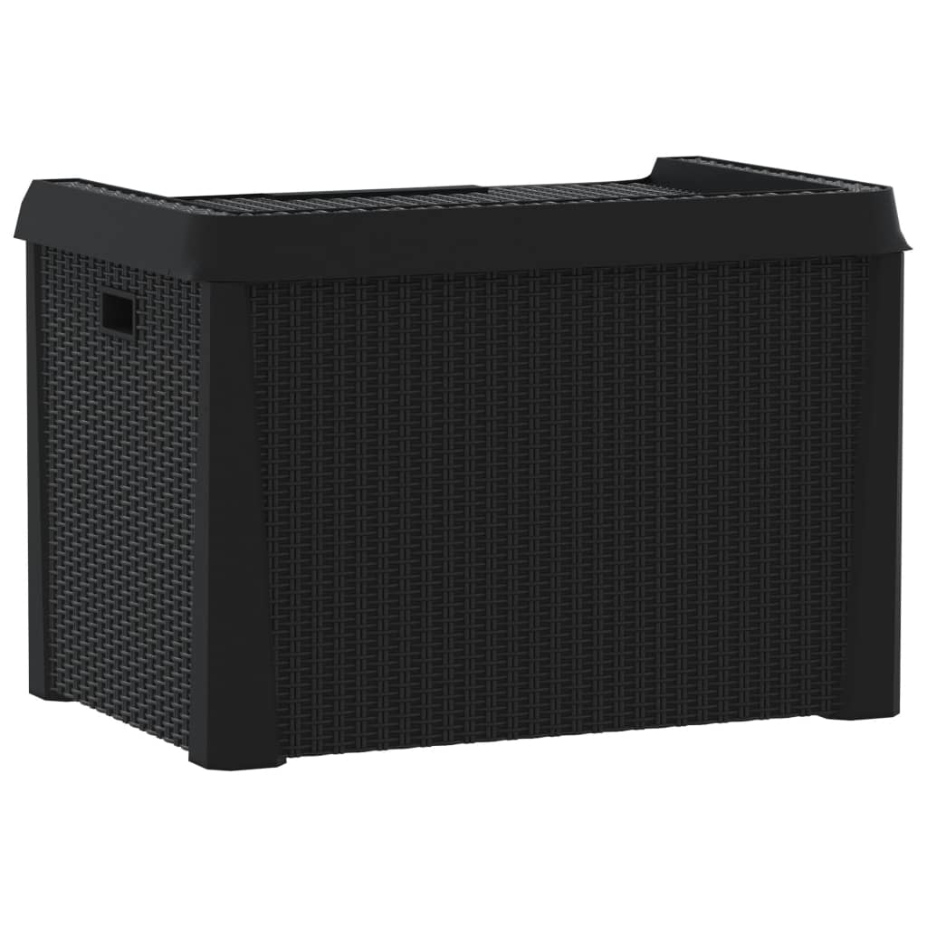 Zahradní úložný box antracitový 125 l PP