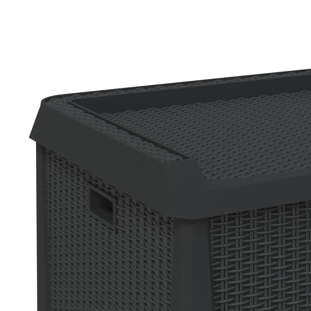 Zahradní úložný box antracitový 125 l PP