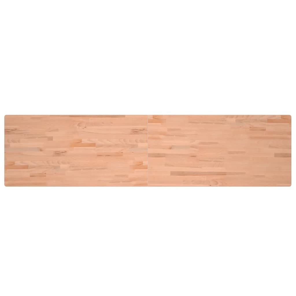 Pracovní stůl 220 x 55 x 81,5 cm masivní bukové dřevo a kov