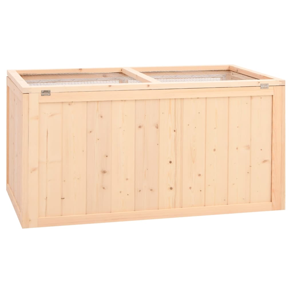 Klec pro křečky 104 x 52 x 54 cm masivní jedlové dřevo