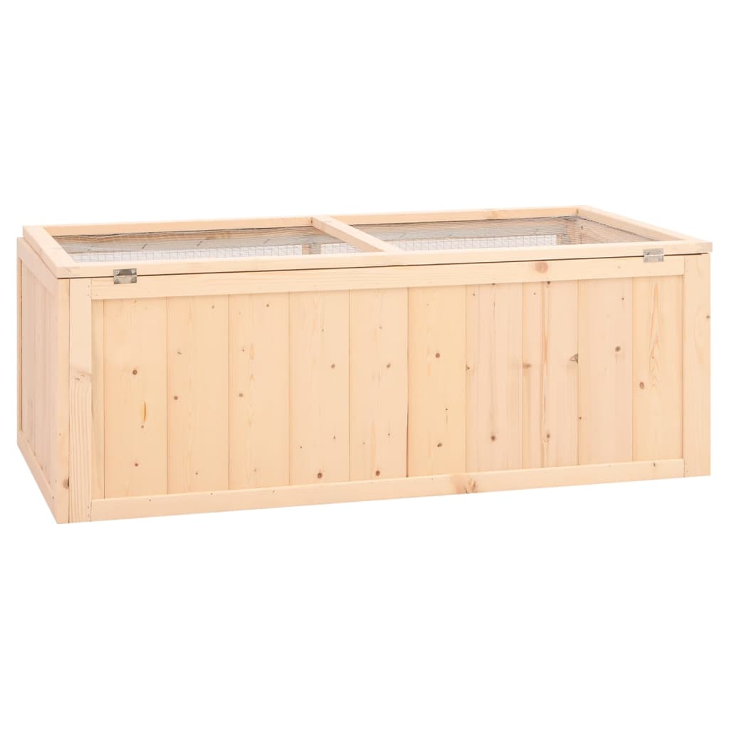 Klec pro křečky 104 x 52 x 38 cm masivní jedlové dřevo