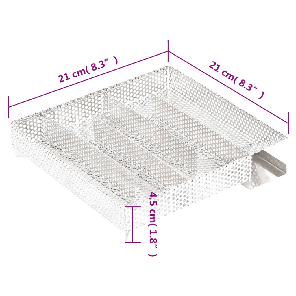 Generátor studeného kouře 5komorový 21 cm nerezová ocel