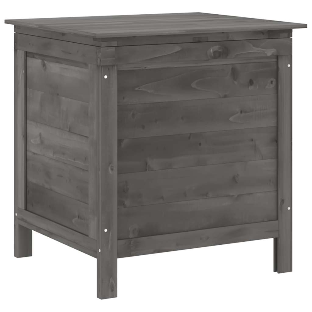 Zahradní úložný box antracitový 50 x 49 x 56,5 cm masivní jedle