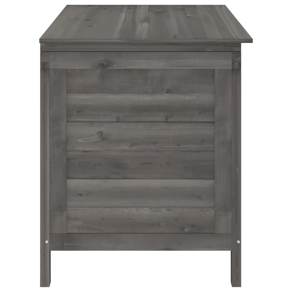Zahradní úložný box antracitový 99x49,5x58,5 cm masivní jedle