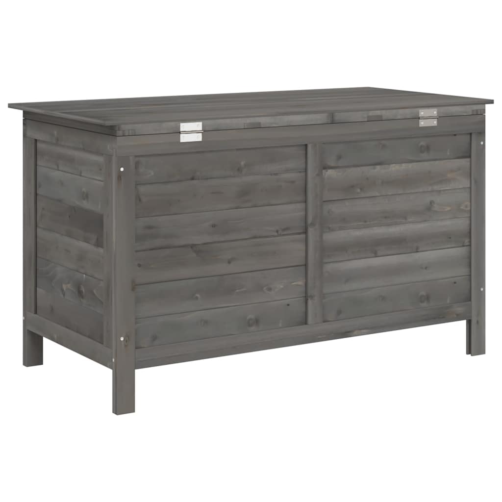 Zahradní úložný box antracitový 99x49,5x58,5 cm masivní jedle
