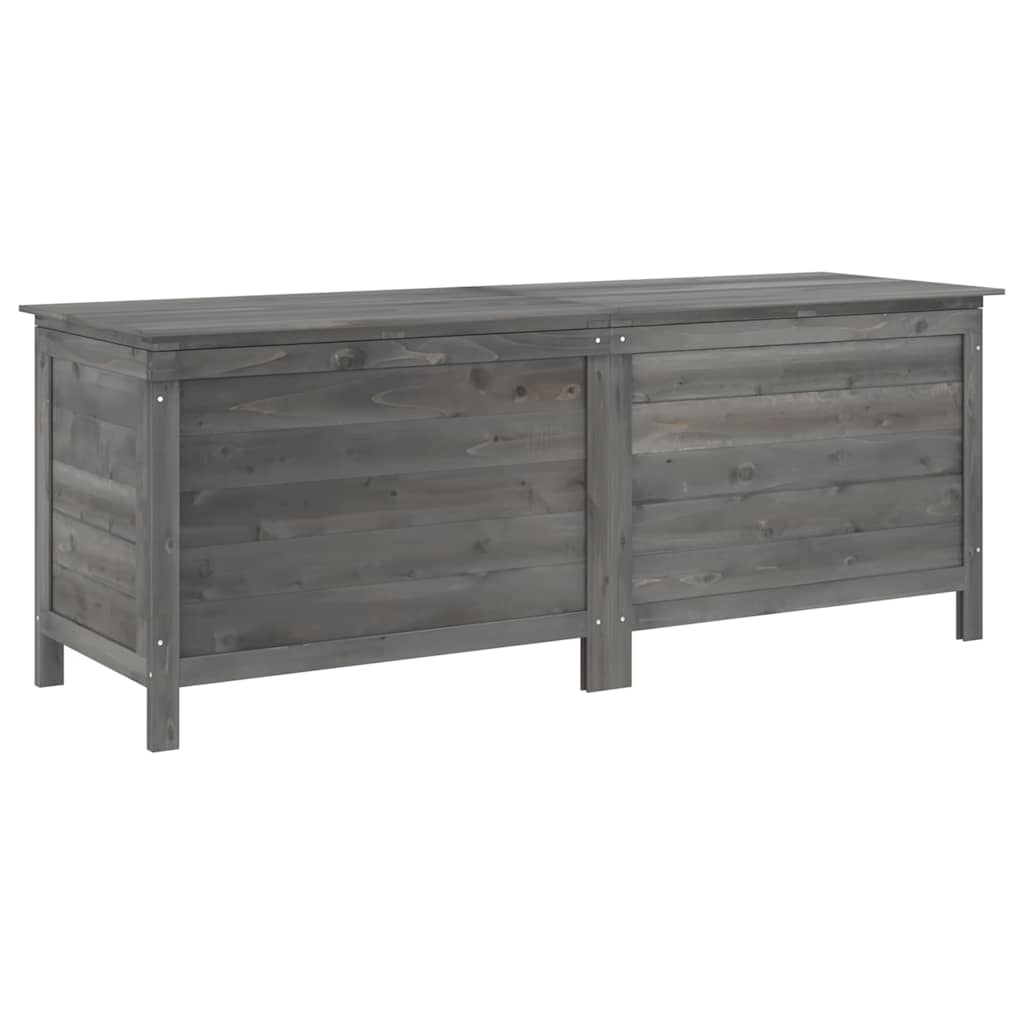 Zahradní úložný box antracitový 150x50x56,5 cm masivní jedle