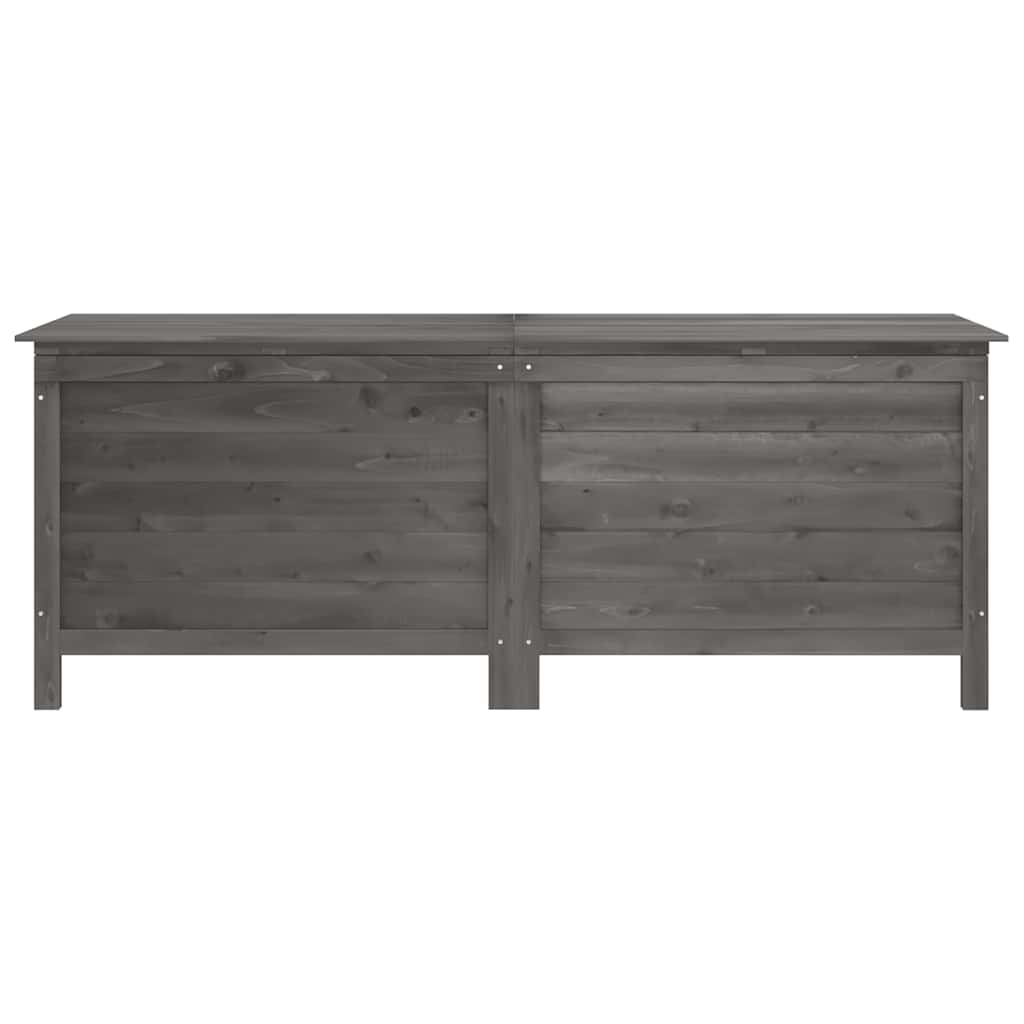 Zahradní úložný box antracitový 150x50x56,5 cm masivní jedle