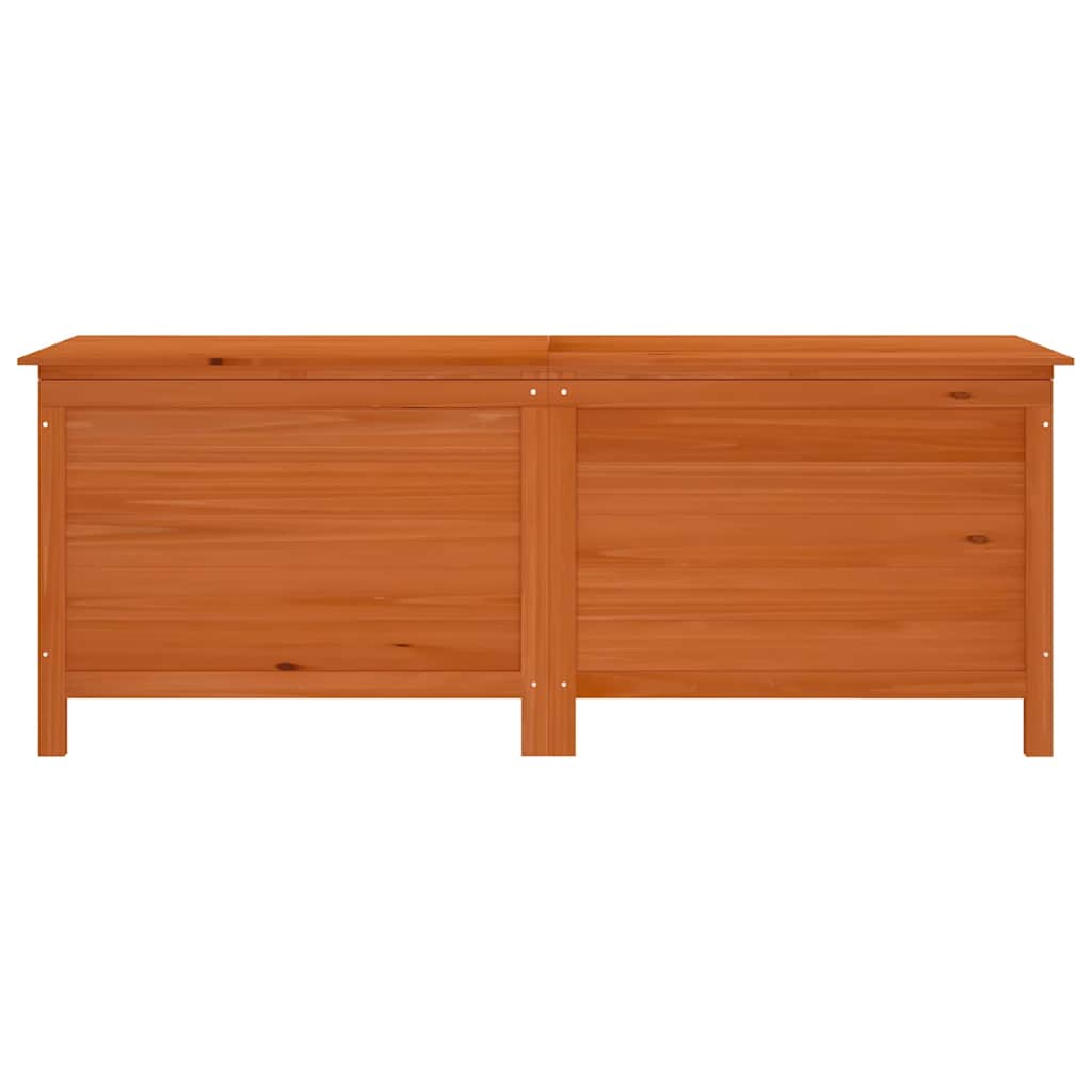 Zahradní úložný box hnědý 150x50x56,5 cm masivní jedlové dřevo