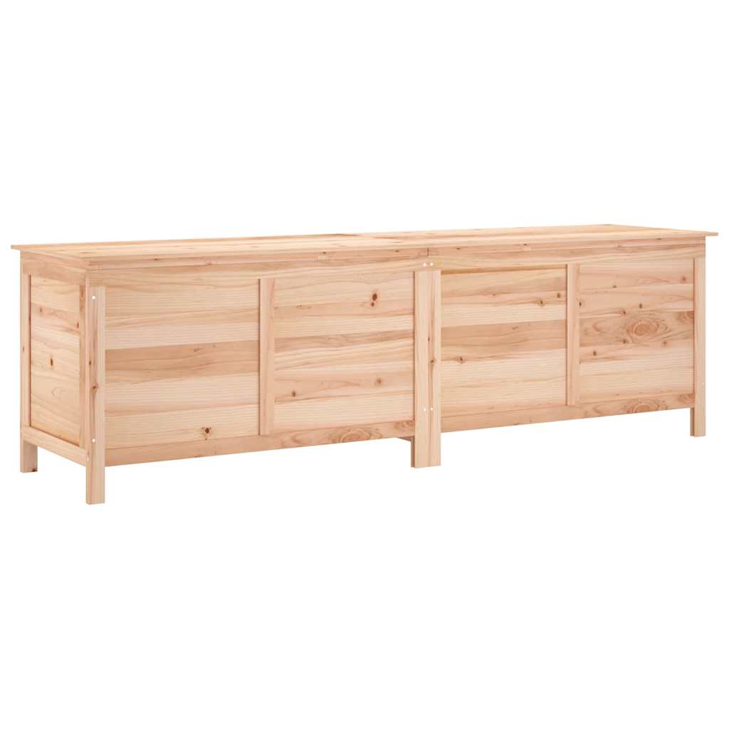 Zahradní úložný box 198,5 x 50 x 56,5 cm masivní jedlové dřevo