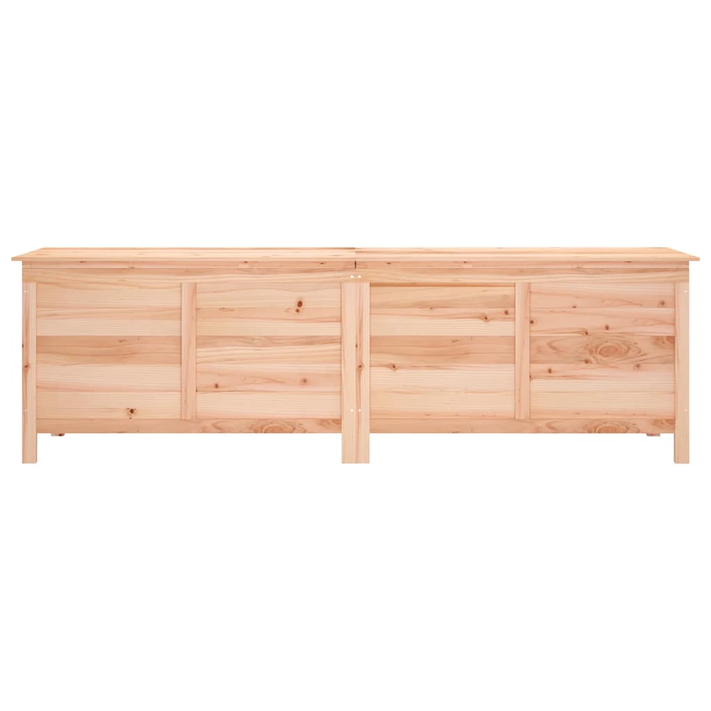 Zahradní úložný box 198,5 x 50 x 56,5 cm masivní jedlové dřevo