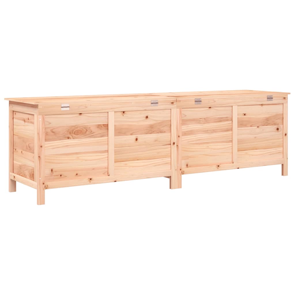 Zahradní úložný box 198,5 x 50 x 56,5 cm masivní jedlové dřevo
