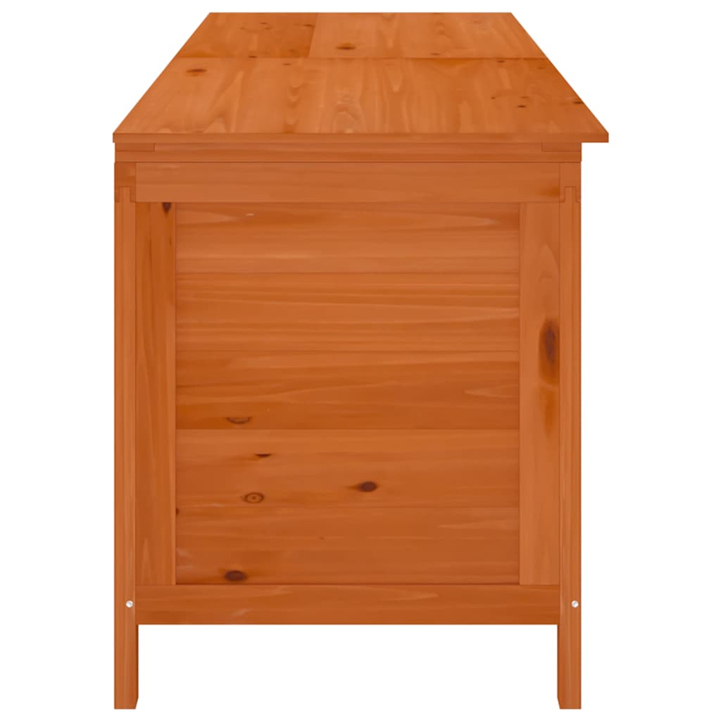 Zahradní úložný box hnědý 198,5 x 50 x 56,5 cm masivní jedle