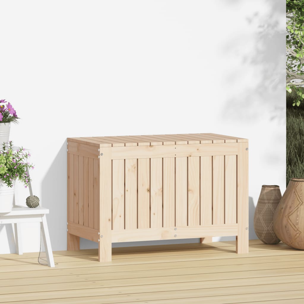 Zahradní úložný box 76 x 42,5 x 54 cm masivní borové dřevo