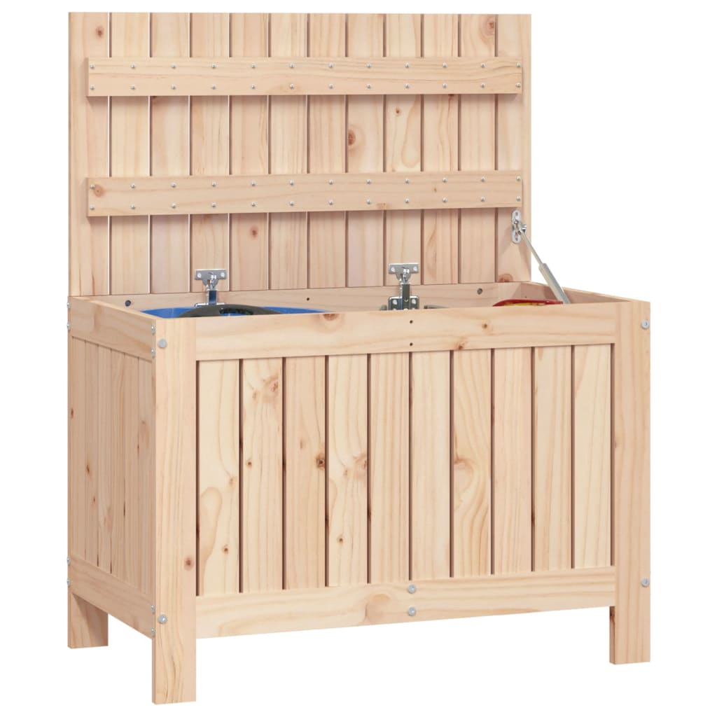 Zahradní úložný box 76 x 42,5 x 54 cm masivní borové dřevo