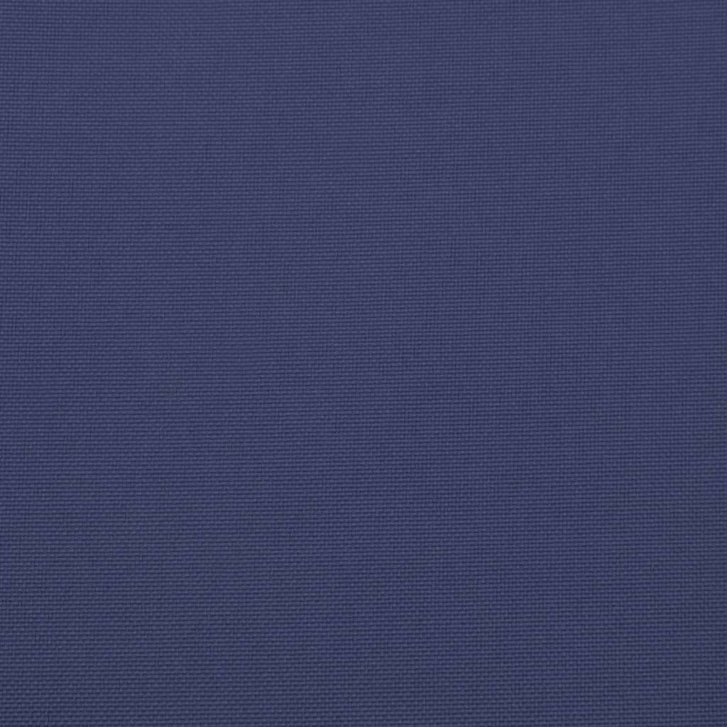 Poduška na palety námořnicky modrá 120 x 80 x 12 cm textil
