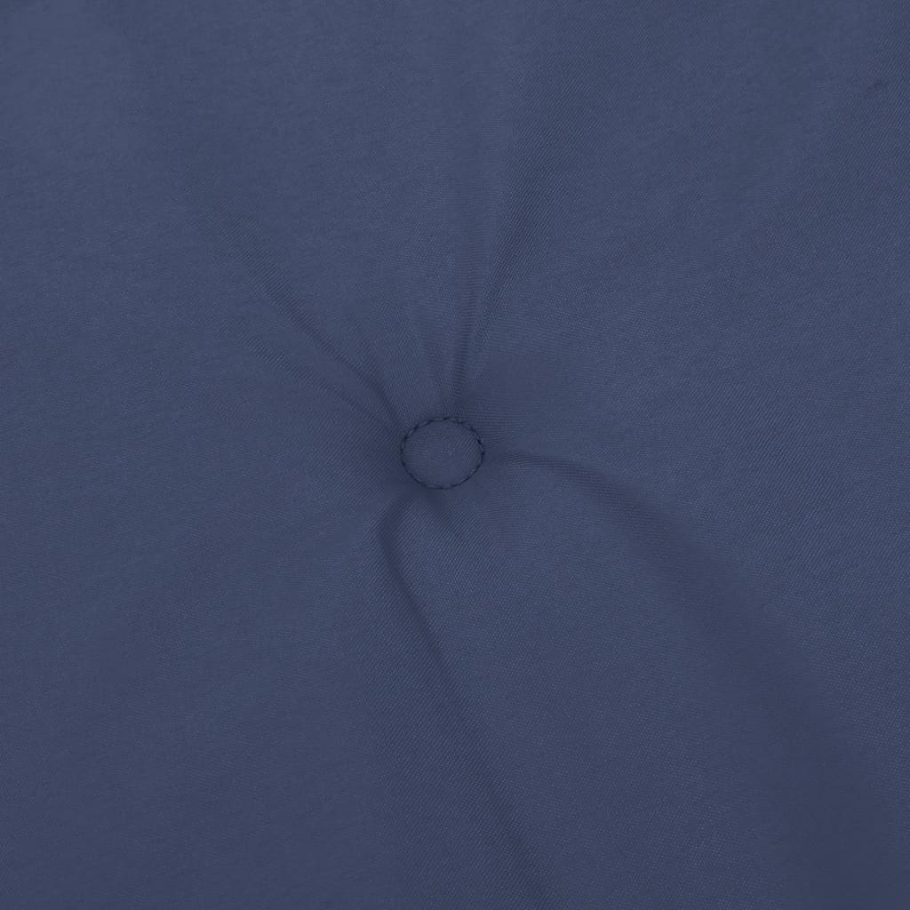 Podušky na židli s nízkým opěradlem 6 ks námořnická modř textil