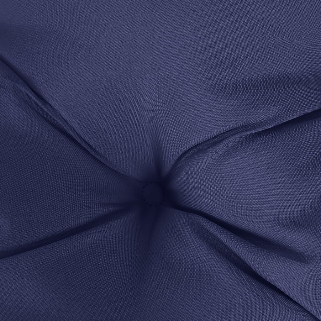 Podušky na zahradní lavici 2 ks námořnicky modré 200x50x7 cm